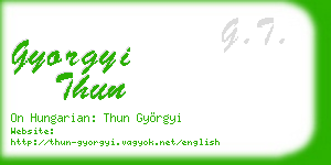 gyorgyi thun business card